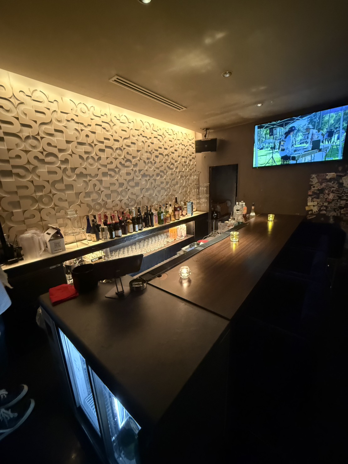 DOPE CLUBのバーカウンター